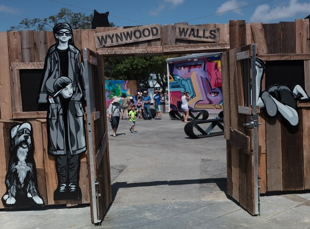 Entrance to Wynwood Walls in Miami