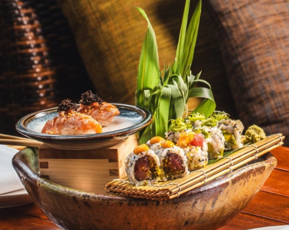 Japanese dishes at Zuma Miami